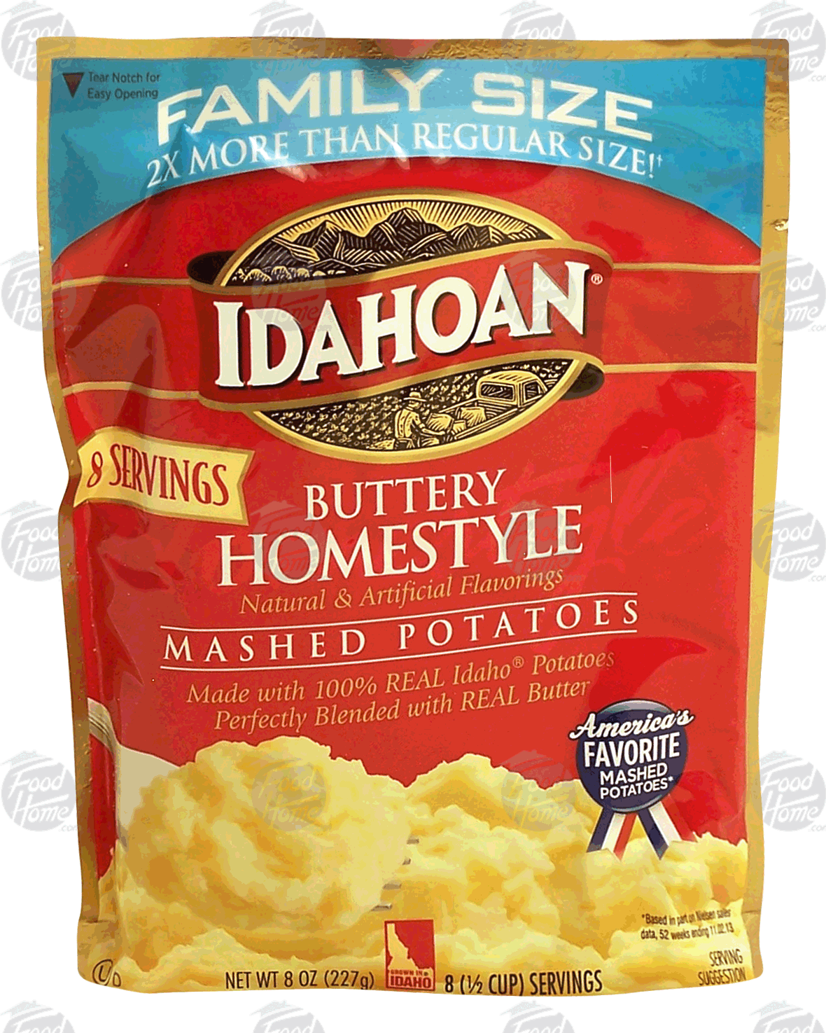 Idahoan  buttery homestyle instant mashed potatoes Full-Size Picture